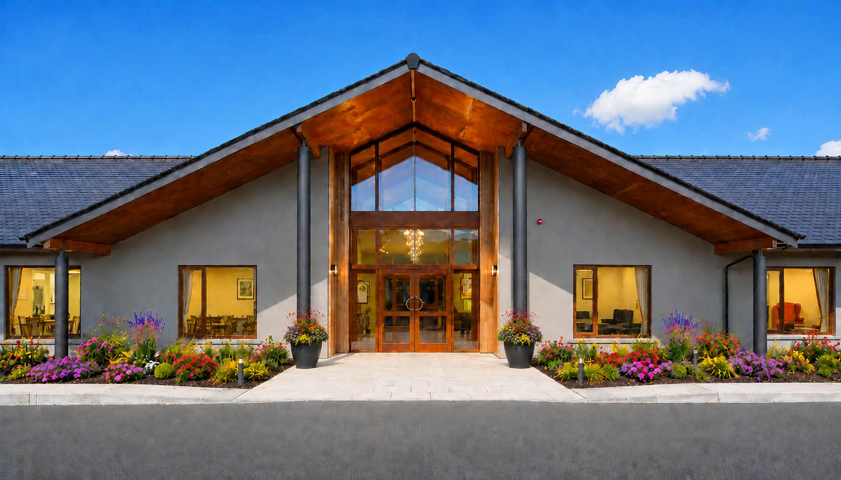 Entrance to Nursing Home